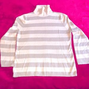 Gray sweater turtleneck